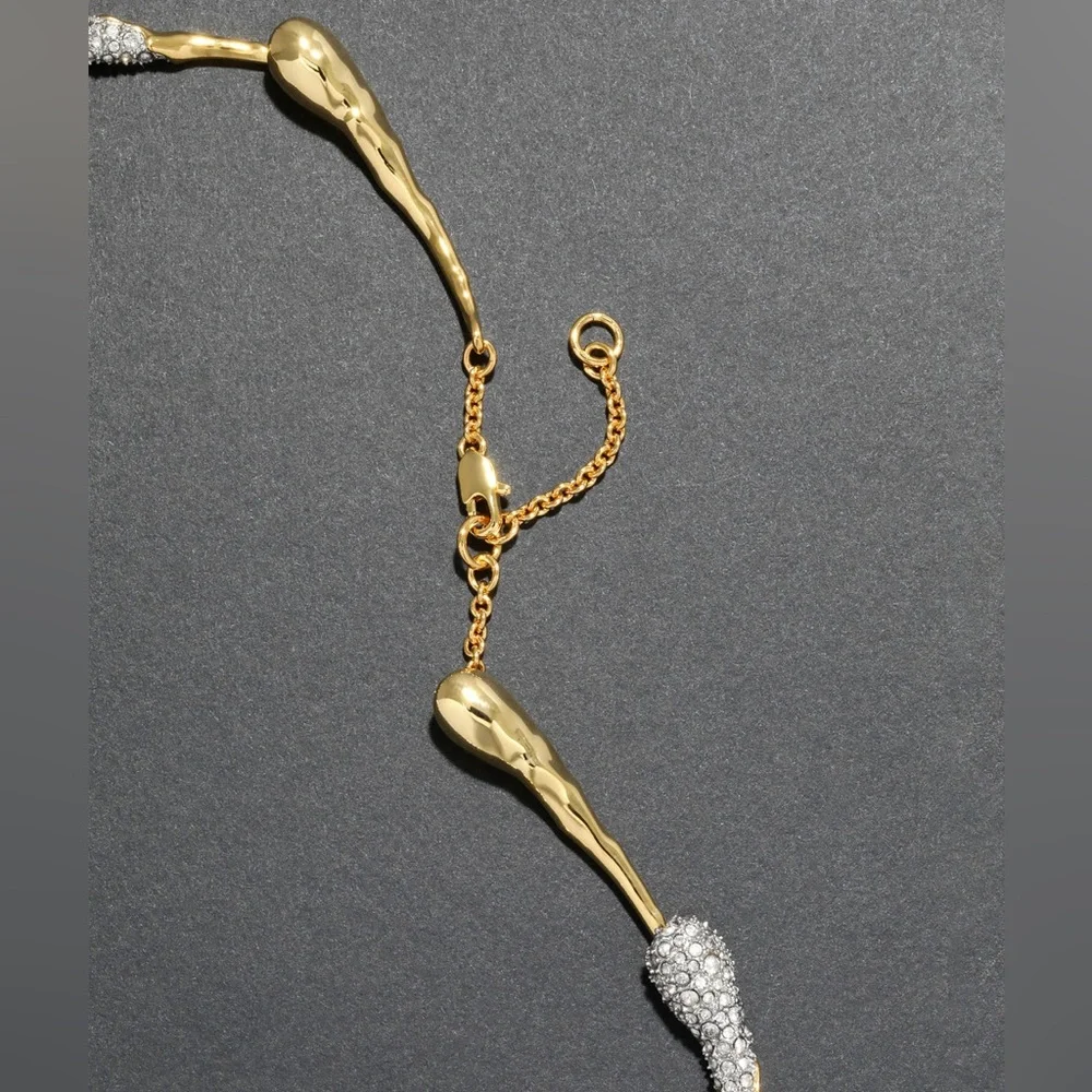 ALEXIS BITTAR • Solanales Crystal Teardrop Riviera Necklace